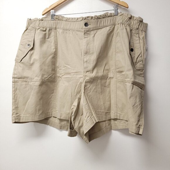 BUNDLE (2) NWT Old Navy Womens High Waisted Twill Utility Shorts Size 4X - Picture 3 of 12